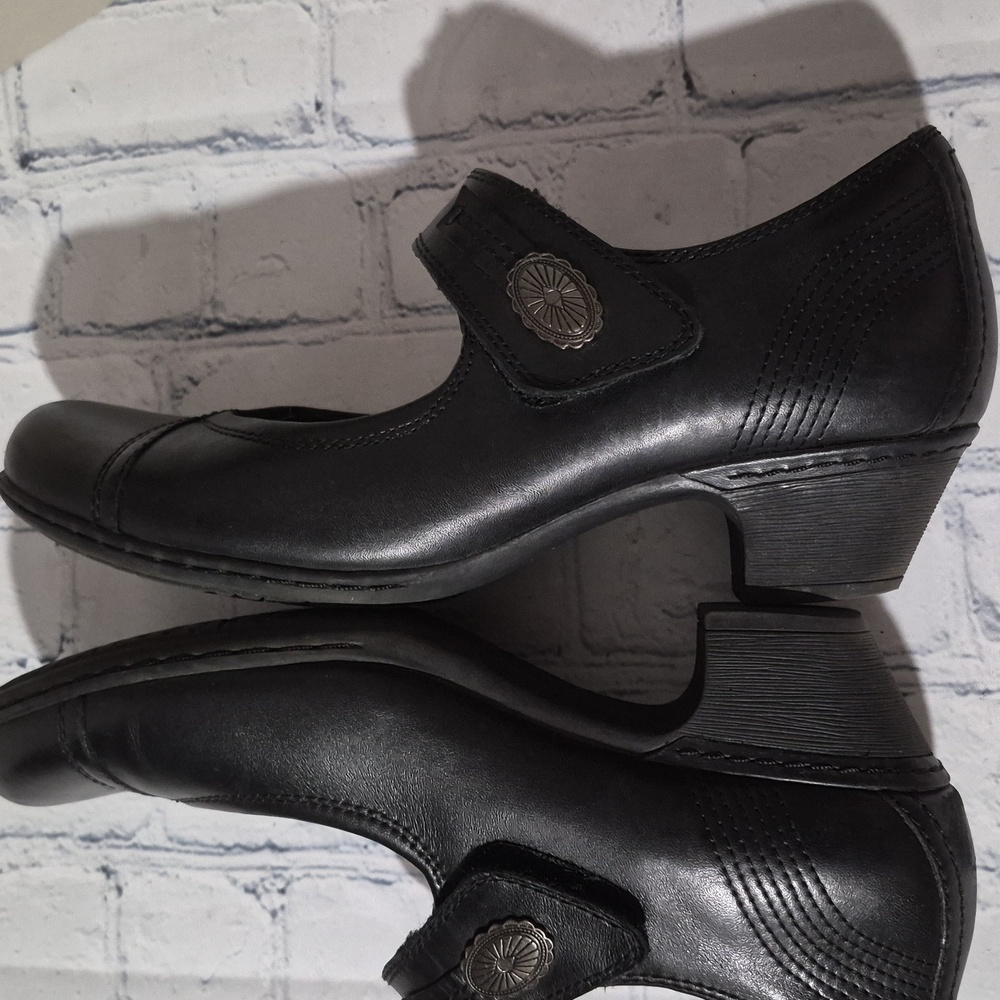 Rockport Cobb Hill Collectio Abigail Leather Closed Toe Mary Jane Pump Size 8.5 - Picture 5 of 8